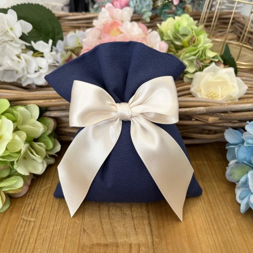 Sacchetto blu marino cm 16x19 collezione Palette