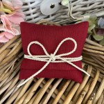 Bustina rosso granata cm 12x11 collezione Palette