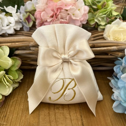 Sacchetto panna personalizzato cm 13x15 collezione Palette