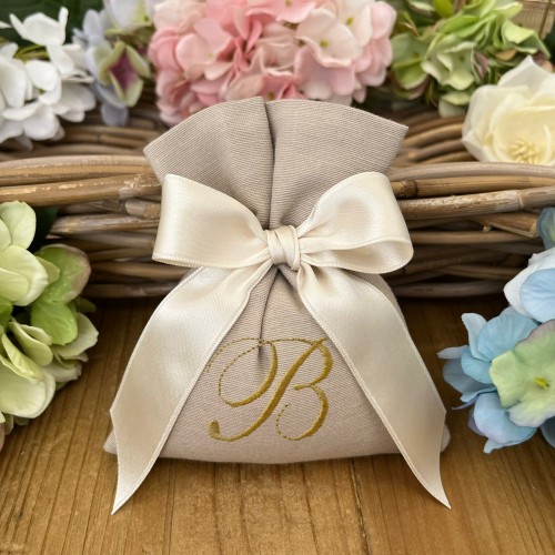 Sacchetto sabbia personalizzato cm 13x15 collezione Palette